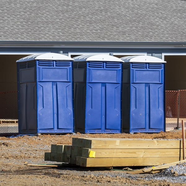 are there any restrictions on where i can place the portable toilets during my rental period in Gates Tennessee